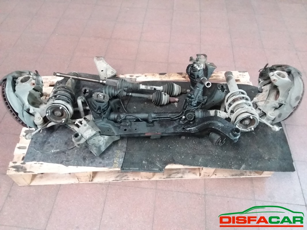 Telaietto anteriore usato BMW 530 (E60-E61) 4x4 MANCA SEMIASSE sx 2003, codice 306D3 – foto 4 di 7