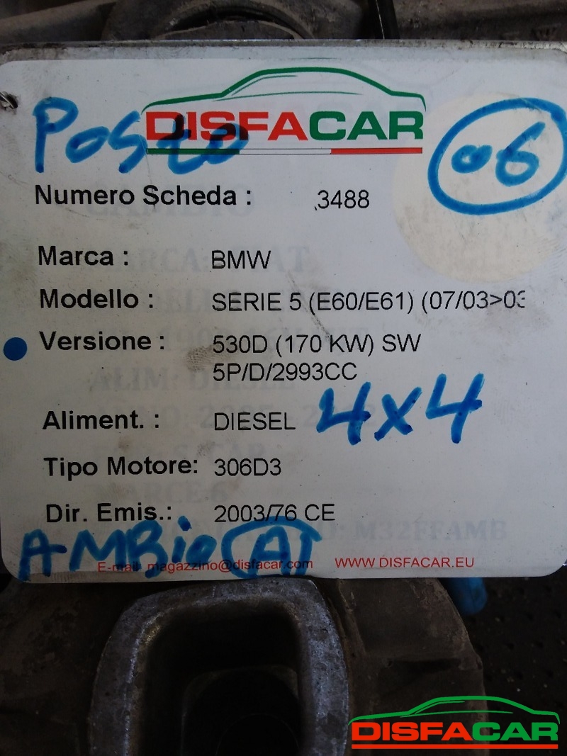 Differenziale posteriore usato BMW 530 E60 - E61 - 4X4 2003, codice 306D3 – foto 16 di 16