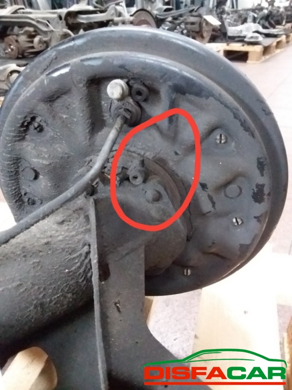 Assale posteriore usato Audi A2 2000, codice AMF – foto 2 di 6