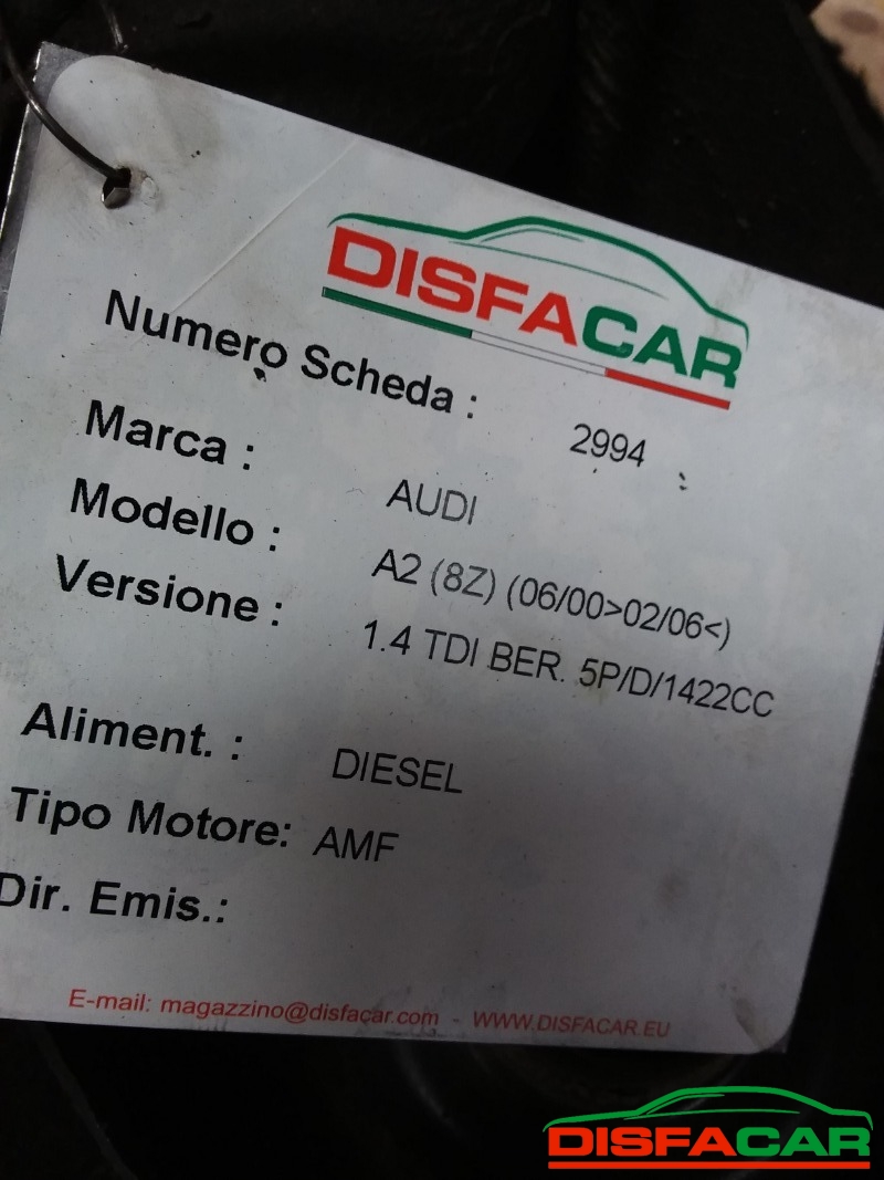 Assale posteriore usato Audi A2 2000, codice AMF – foto 6 di 6