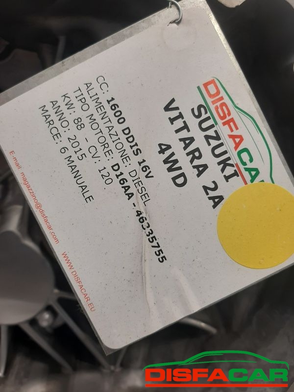 Cambio usato Suzuki Vitara 2A SERIE - 4X4 2015, codice z2b – foto 13 di 13
