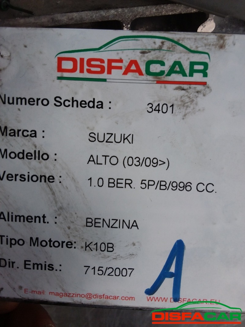 Cambio usato Suzuki Alto 2009, codice K10B – foto 9 di 9