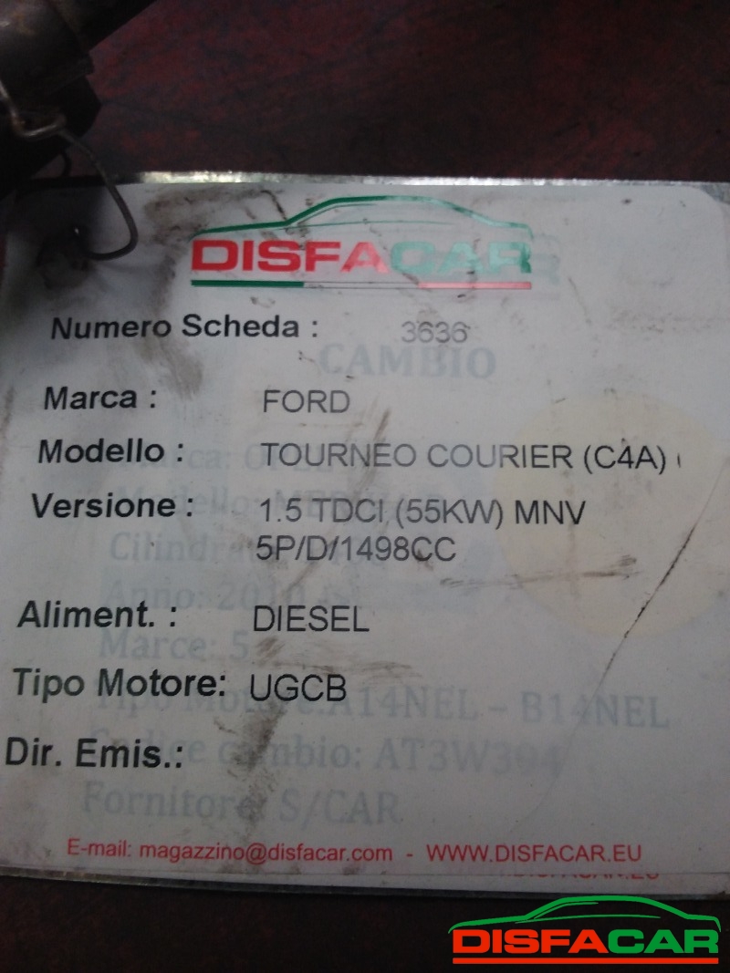 Assale posteriore usato Ford Tourneo COURIER 2011, codice UGCB – foto 7 di 7