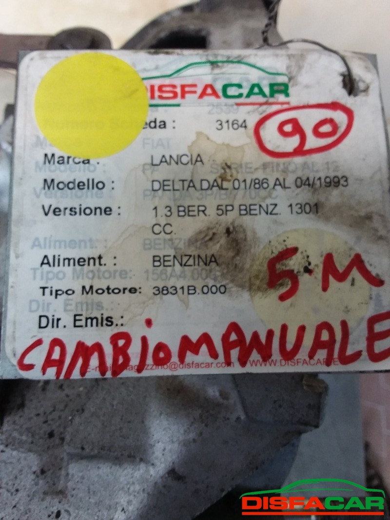 Cambio usato Lancia Delta PRISMA 1500 1986, codice 3831B.000 – foto 10 di 11
