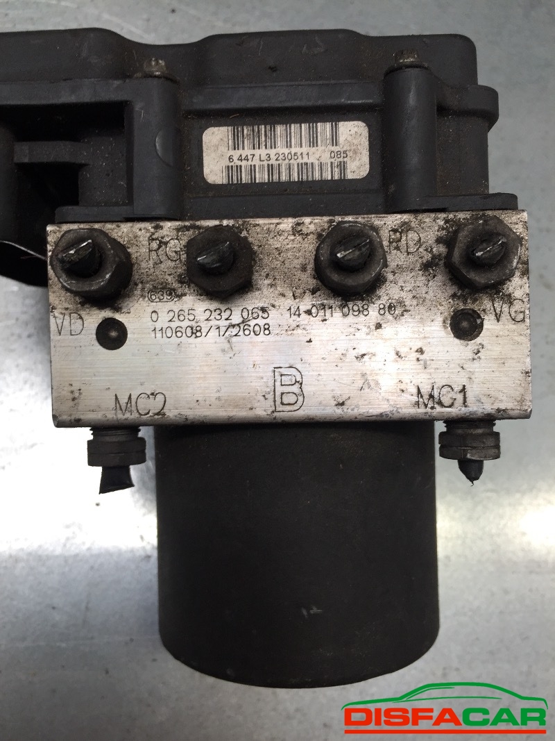 Centralina ABS usata Fiat Scudo 2006, codice 0265232065 – foto 3 di 8