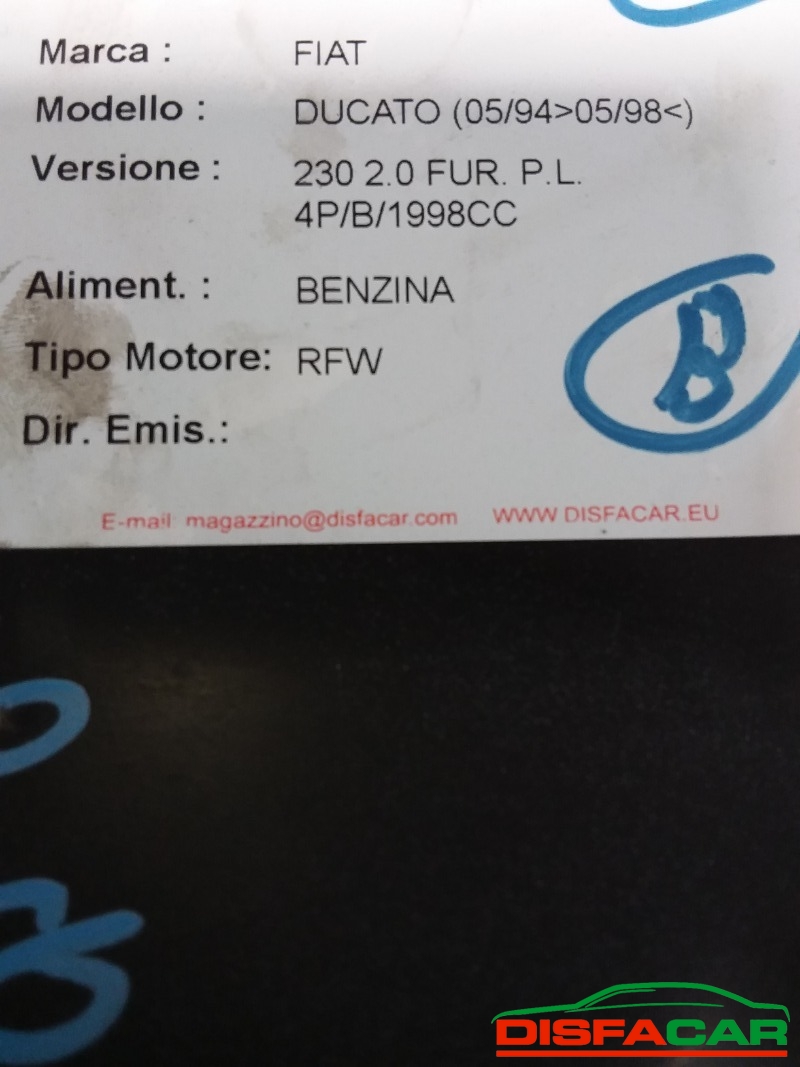 Serbatoio usato Fiat Ducato Serbatoio 1994, codice RFW – foto 4 di 5