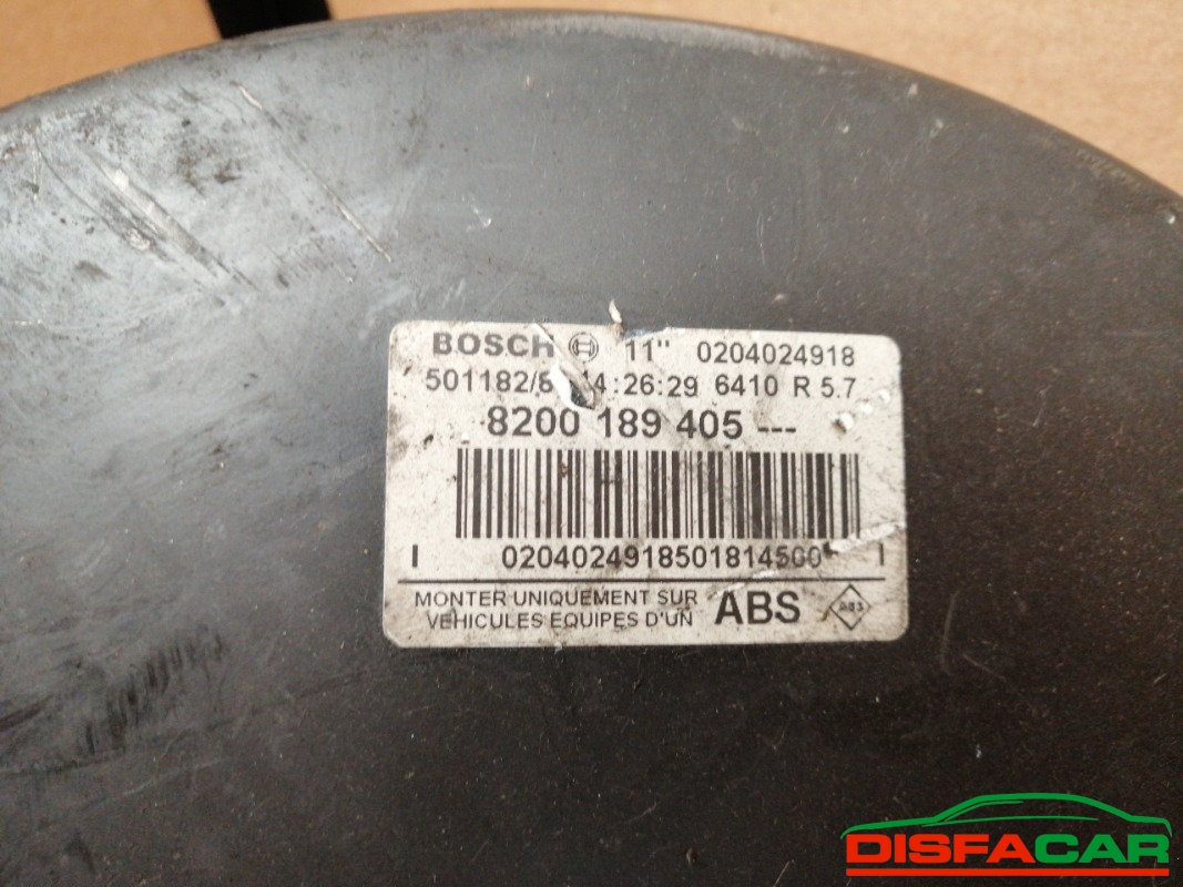 Servofreno usato Renault Master T35/120 2.5 DC 2003 – foto 2 di 4