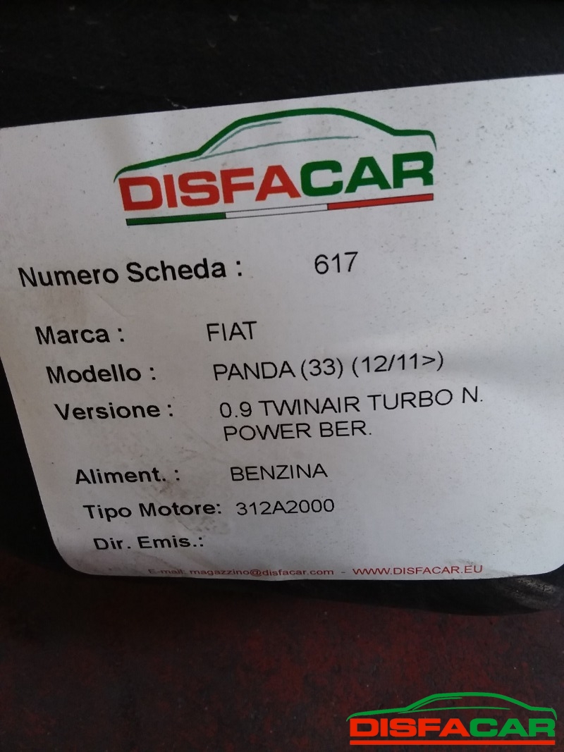 Serbatoio usato Fiat Panda TWIN AIR 2011, codice 312A2000 – foto 10 di 10
