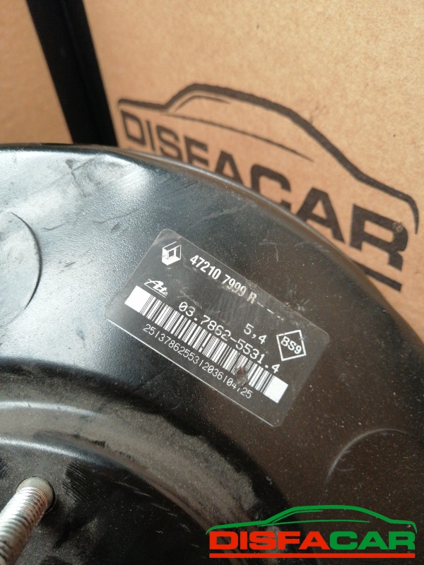 Servofreno usato Dacia Duster (03/10>) 1.5 DCI (66 KW) FAP 4X2 SUV 5P/D/1461CC K9KE6 2010 – foto 2 di 5