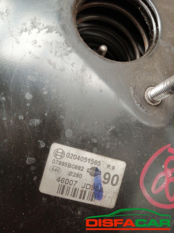 Servofreno usato Nissan Qashqai (J10E/JJ10E) (02/07>12/10<) 2.0 DCI DPF SUV 5P/D/1995CC M9R 2007 – foto 2 di 4