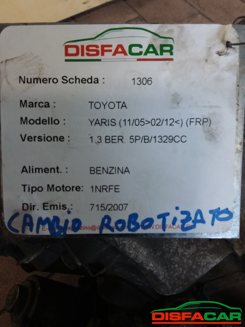 Cambio usato Toyota Yaris ROBOTIZZATO COPPA IN ALLUMINIO 2005, codice 1NRFE – foto 10 di 10