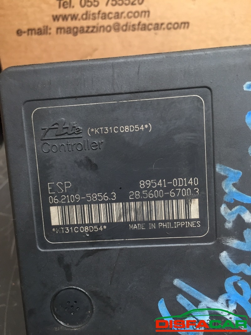Centralina ABS usata Toyota Yaris 2005, codice toyota – foto 4 di 9
