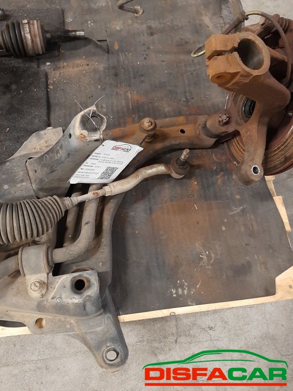 Telaietto anteriore usato Toyota Aygo Peugeut. 107 citroen. C1 SOLO CON SUPPORTO MARMITTA 2005, codice 1KRFE – foto 8 di 12