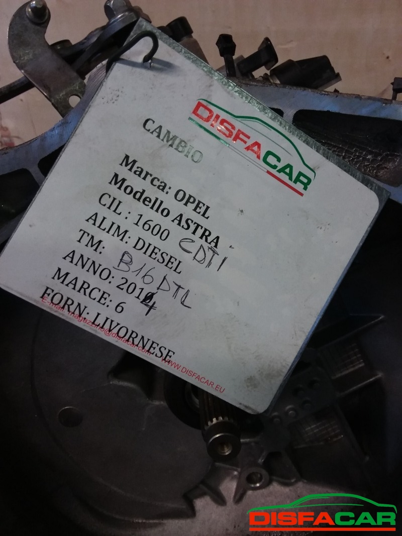 Cambio usato Opel Astra J 2014, codice B16DTL – foto 12 di 14
