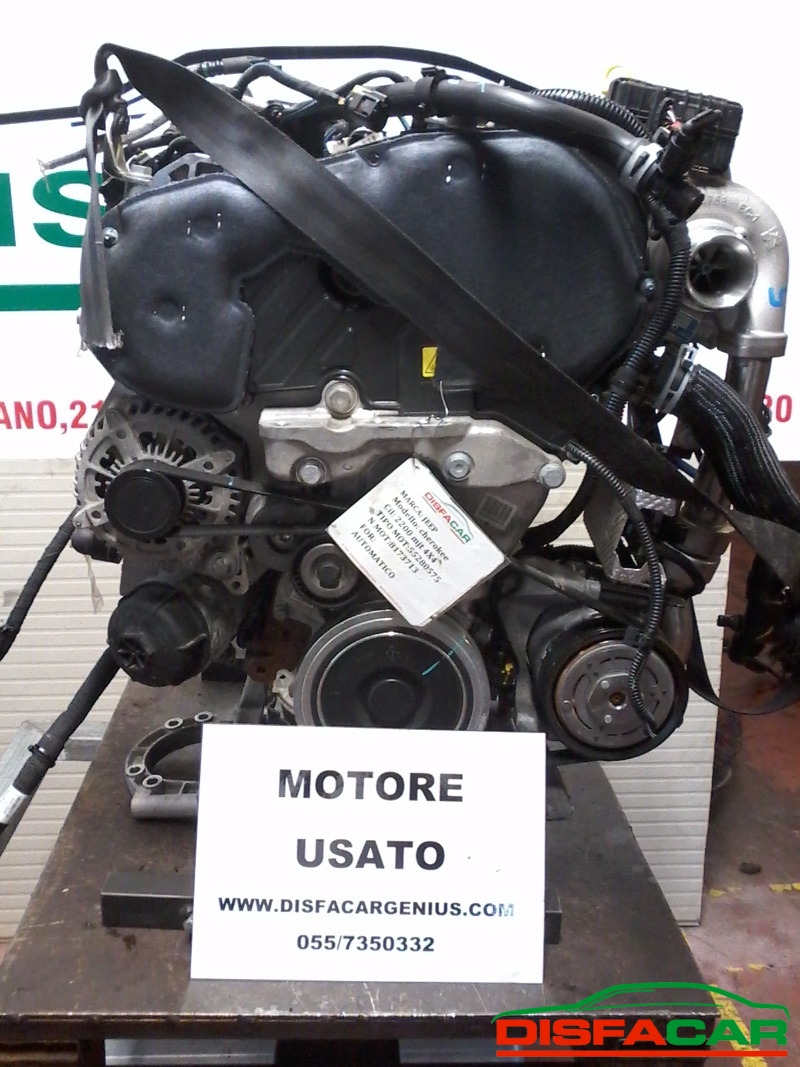 Motore usato Jeep Cherokee 4x4(1 spinotto rotto vedi foto) ALTERNATORE VENDUTO ANDREA 2018, codice 55280575 – foto 14 di 14