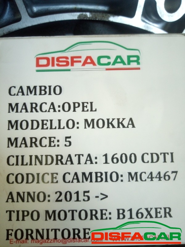 Cambio usato Opel Mokka 2015, codice mc4467 – foto 11 di 12