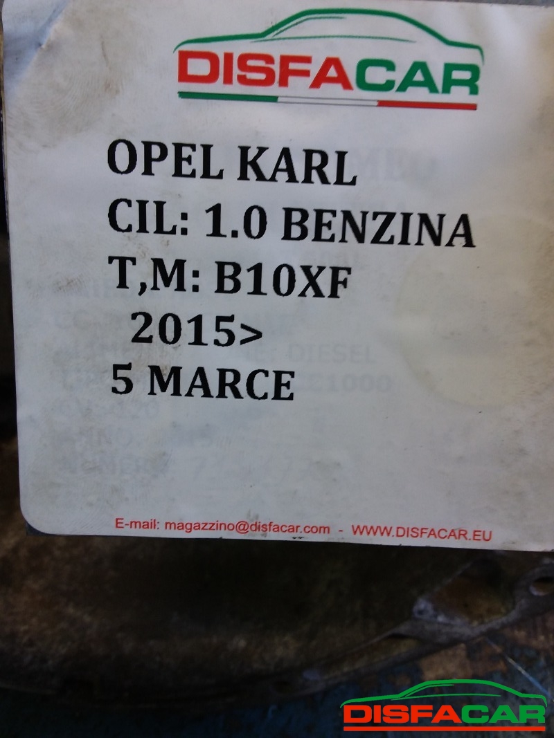 Cambio usato Opel Karl 2015, codice B10XF – foto 8 di 9