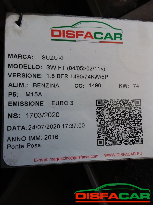 Assale posteriore usato Suzuki Swift 2005, codice Z13DT – foto 14 di 14
