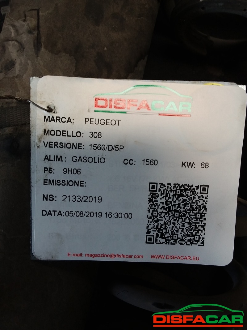 Assale posteriore usato Peugeot 308, codice 9H06 – foto 11 di 12