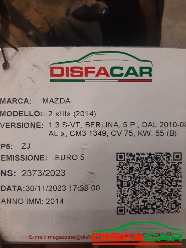 Assale posteriore usato Mazda 2 3ª serie (MACCHINA ALLUV) 2010, codice ZJ – foto 8 di 8