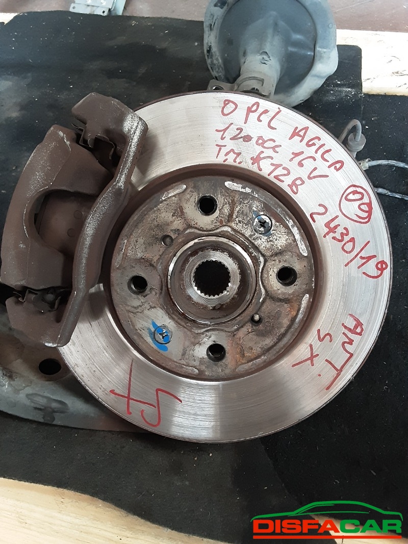 Telaietto anteriore usato Opel Agila 2008, codice K12B – foto 3 di 16