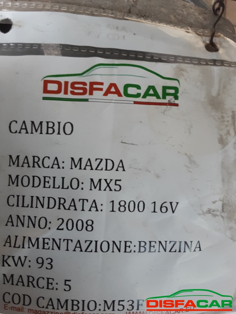 Cambio usato Mazda MX-5 2008, codice L8 – foto 8 di 9
