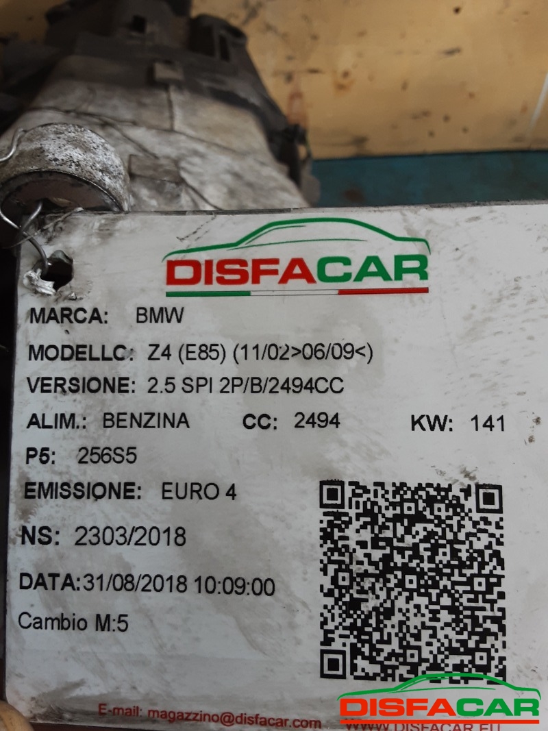 Cambio usato BMW Z4 2002, codice 256S5 – foto 8 di 9