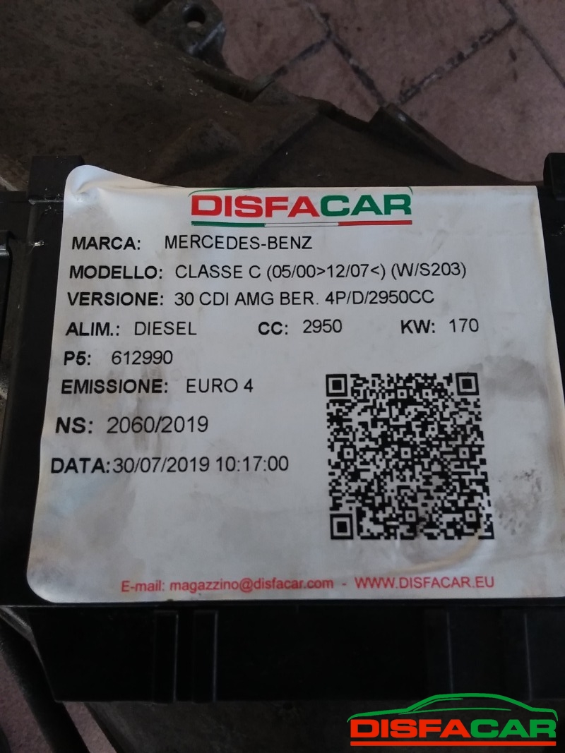 Cambio usato Mercedes Benz C 30 AMG 2000, codice 612990 – foto 9 di 10