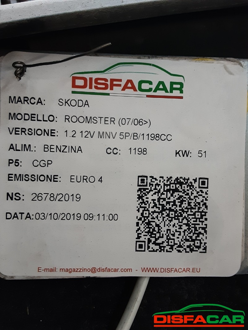 Assale posteriore usato Skoda Roomster 2006, codice CGP – foto 8 di 9