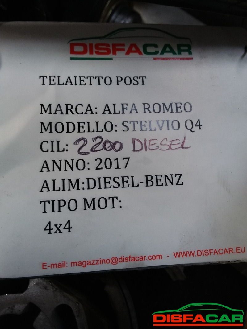 Assale posteriore usato Alfa Romeo STELVIO Q4 - 4X4 2016 – foto 9 di 12