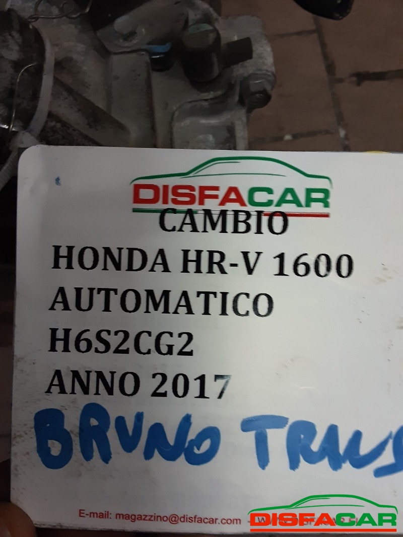 Cambio usato Honda HR-V 2016, codice h6s2cg2 – foto 8 di 9