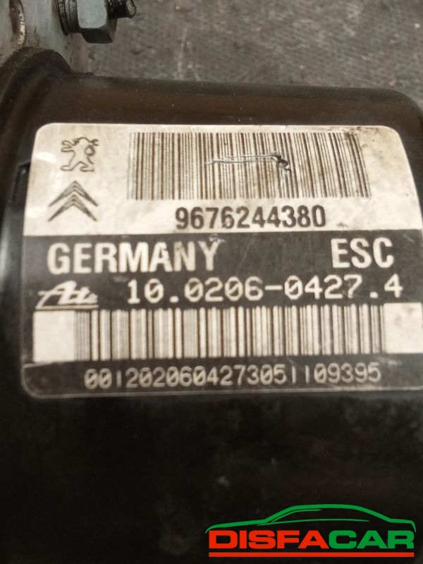 Centralina ABS usata Peugeot 207 2009, codice 10.0206-0427.4 – foto 3 di 8