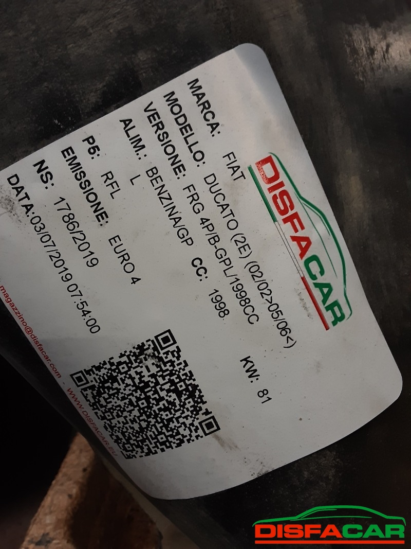 Serbatoio usato Fiat Ducato GPL 2002, codice RFL – foto 8 di 8