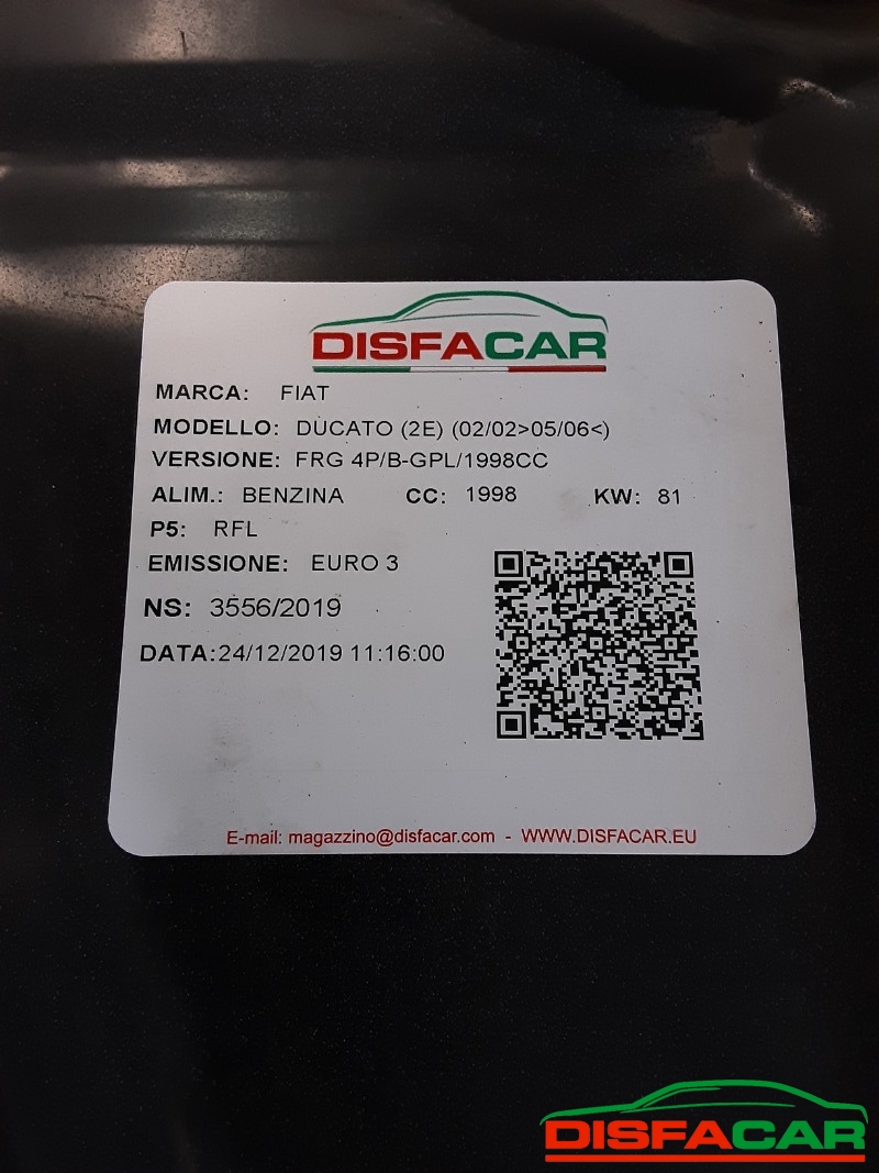 Serbatoio usato Fiat Ducato GPL 2002, codice RFL – foto 6 di 8