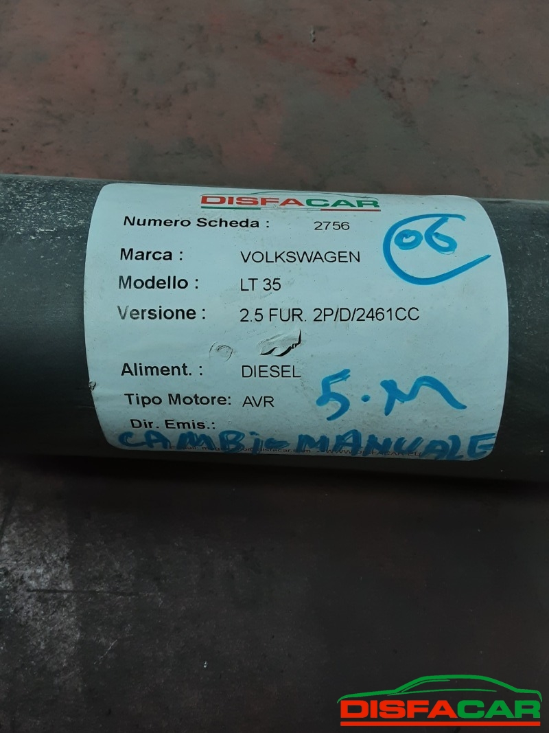 Albero di trasmissione usato Volkswagen LT 35 2006 – foto 11 di 11