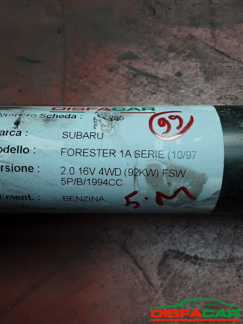Albero di trasmissione usato Subaru Forester 1A Serie 1997 – foto 10 di 10