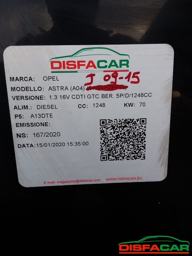 Lamierati usati Opel Astra J GTC 2009 – foto 2 di 3