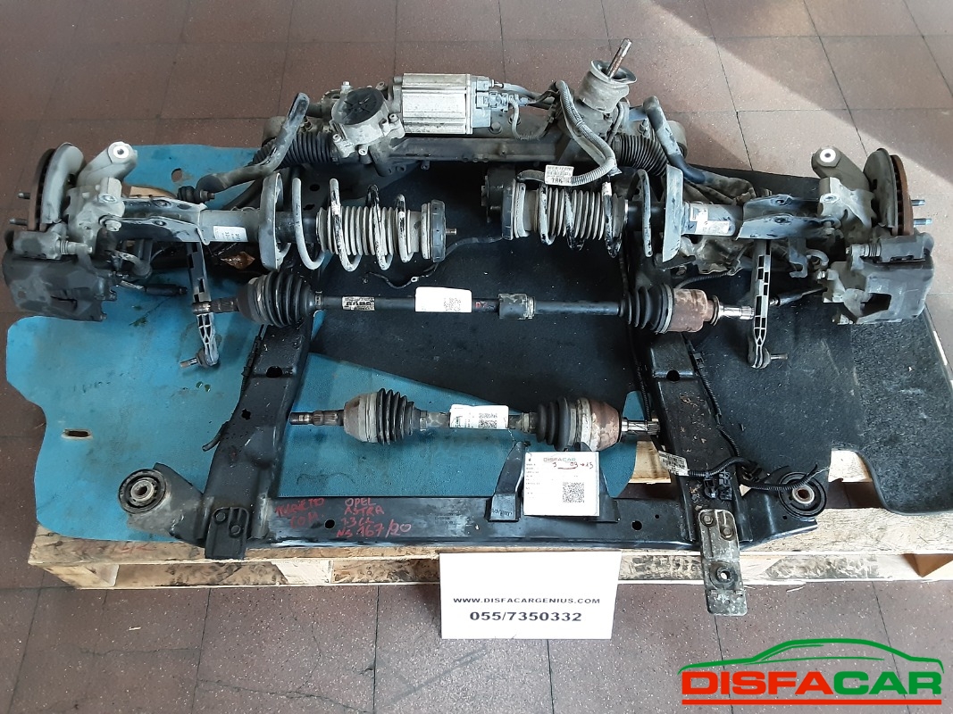 Telaietto anteriore usato Opel Astra J GTC 2009, codice A13DTE – foto 14 di 14