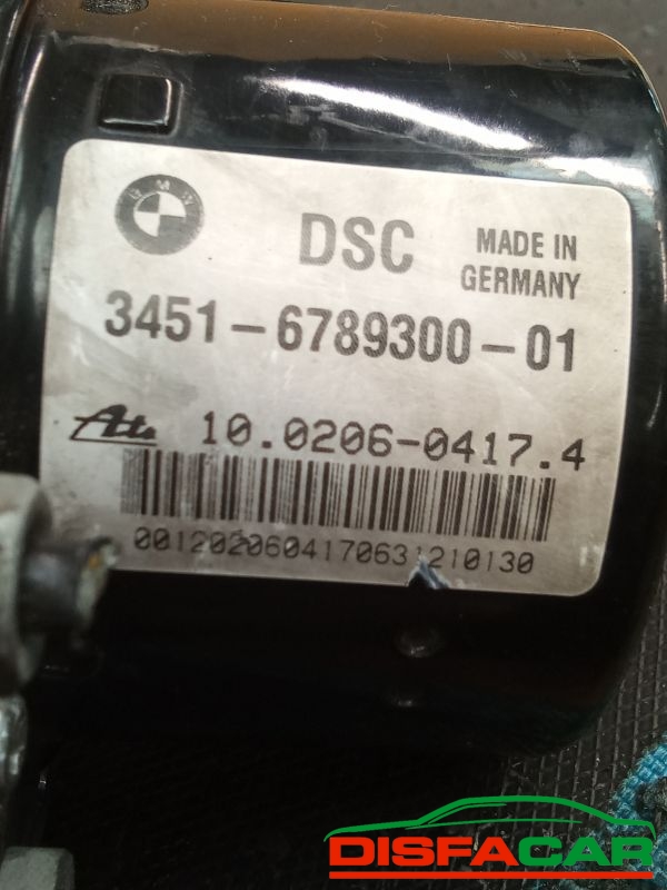 Centralina ABS usata BMW 320 (E90-E91-E81-E87) 2007, codice 10.0206-0417.4 – foto 3 di 8