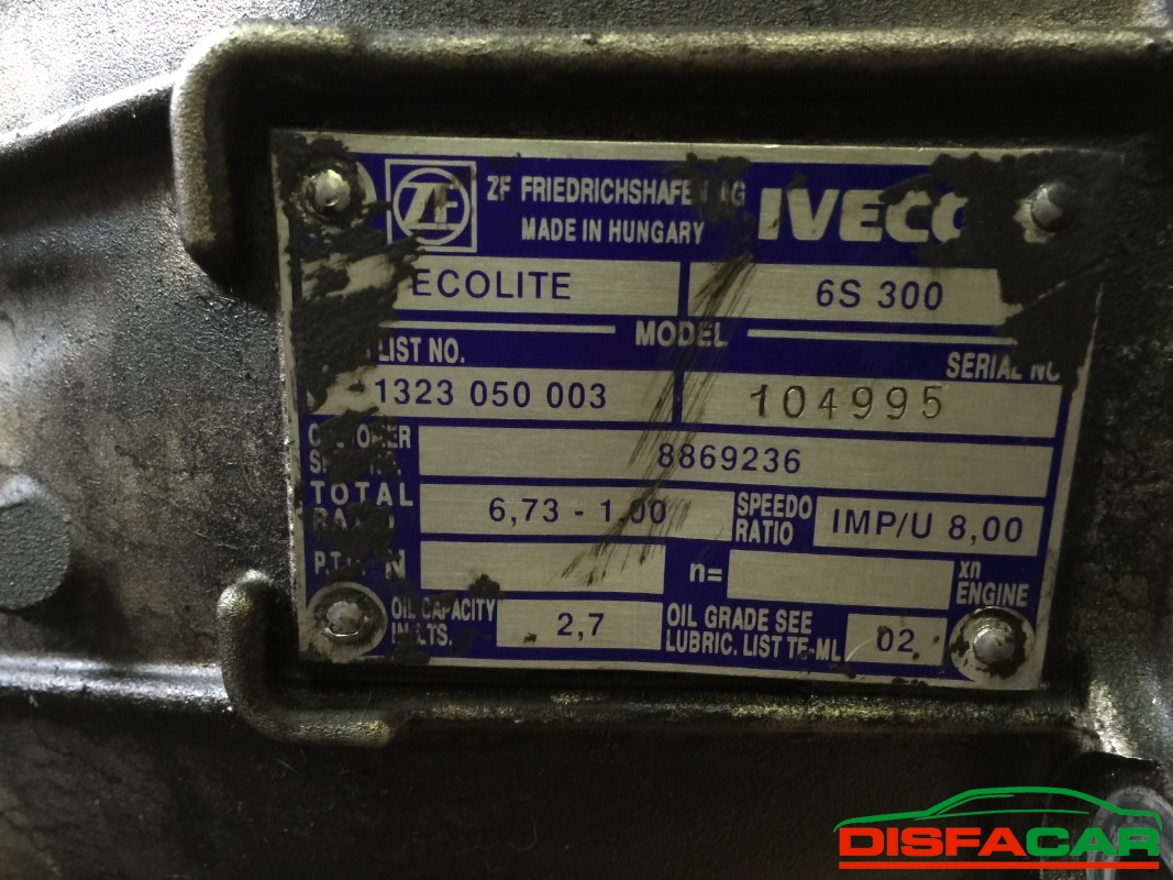 Cambio usato Iveco DAILY 35C13 2000, codice 814043S – foto 4 di 5