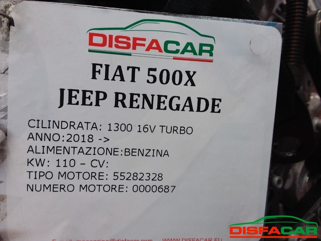 Motore usato Fiat 500X JEEP RENEGADE 2016, codice 55282328 – foto 13 di 15