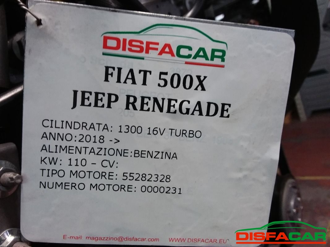 Motore usato Fiat 500X JEEP RENEGADE 2016, codice 55282328 – foto 15 di 16