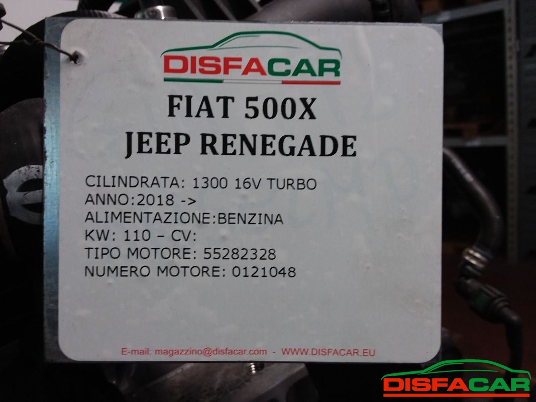Motore usato Fiat 500X JEEP RENEGADE 2016, codice 55282328 – foto 13 di 14