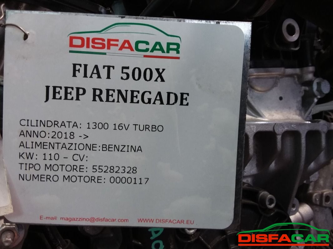 Motore usato Fiat 500X JEEP RENEGADE 2016, codice 55282328 – foto 14 di 15