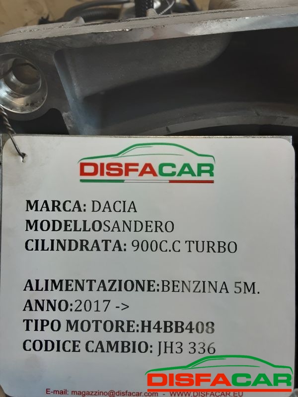 Cambio usato Dacia Sandero 900 TURBO 2016, codice jh3336 – foto 8 di 9