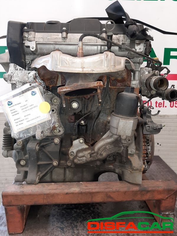 Motore usato Peugeot 206 CC 1600 16v kw 80 1998, codice NFU – foto 2 di 8