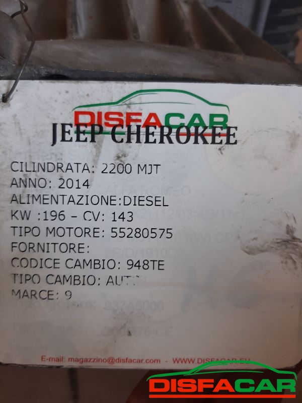 Cambio usato Jeep Cherokee 4x4 2014, codice 948te – foto 16 di 17
