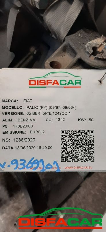 Motore usato Fiat Palio 1997, codice 178E2.000 – foto 7 di 8