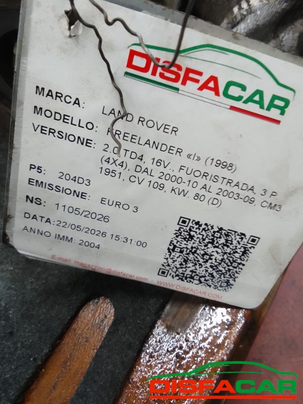 Differenziale posteriore usato Land Rover Freelander 2000, codice 51441174 – foto 7 di 7