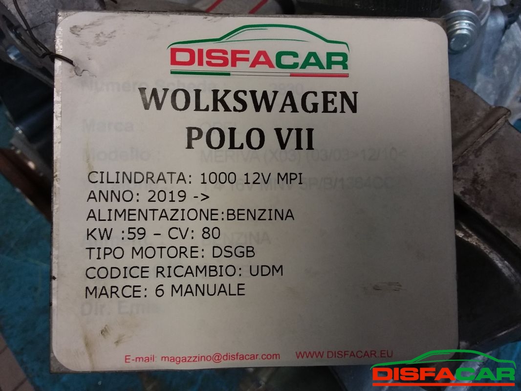 Cambio usato Volkswagen Polo 2019, codice DSGB – foto 11 di 12